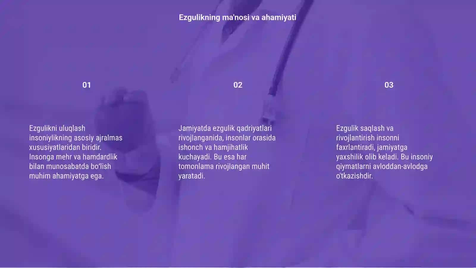 Ezgulikni uluğlagan inson jamiyat faxri 3