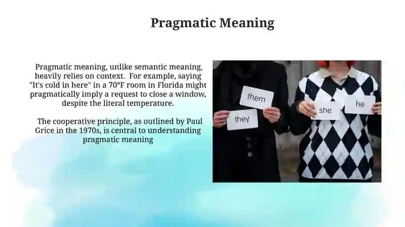 The types of meaning 3