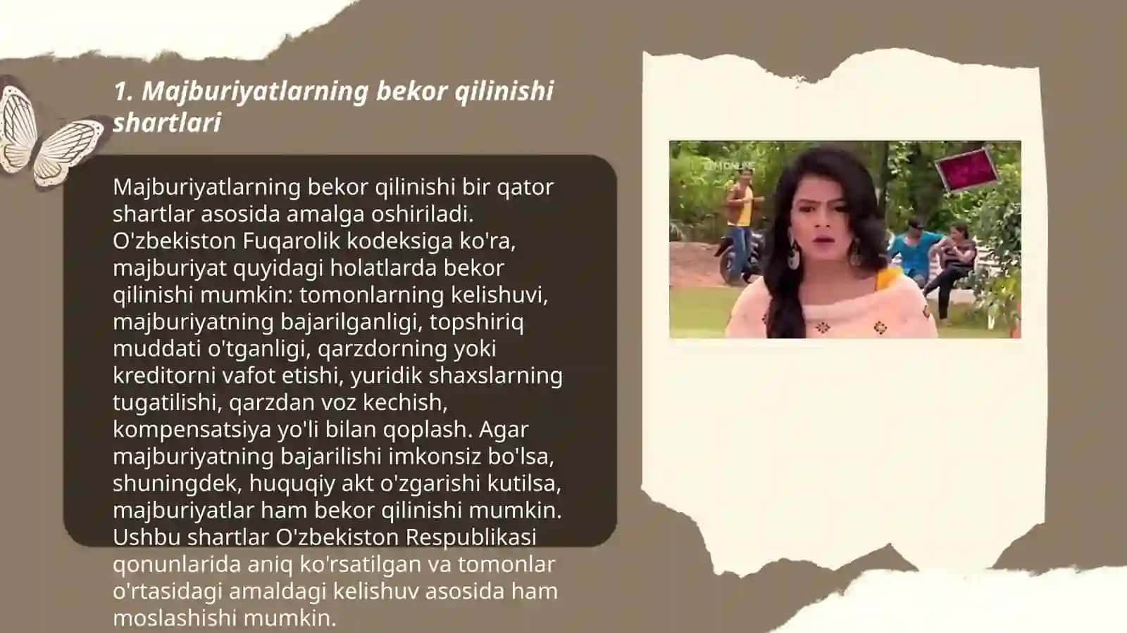 Majburiyatlarning bekor boʻlishi 3