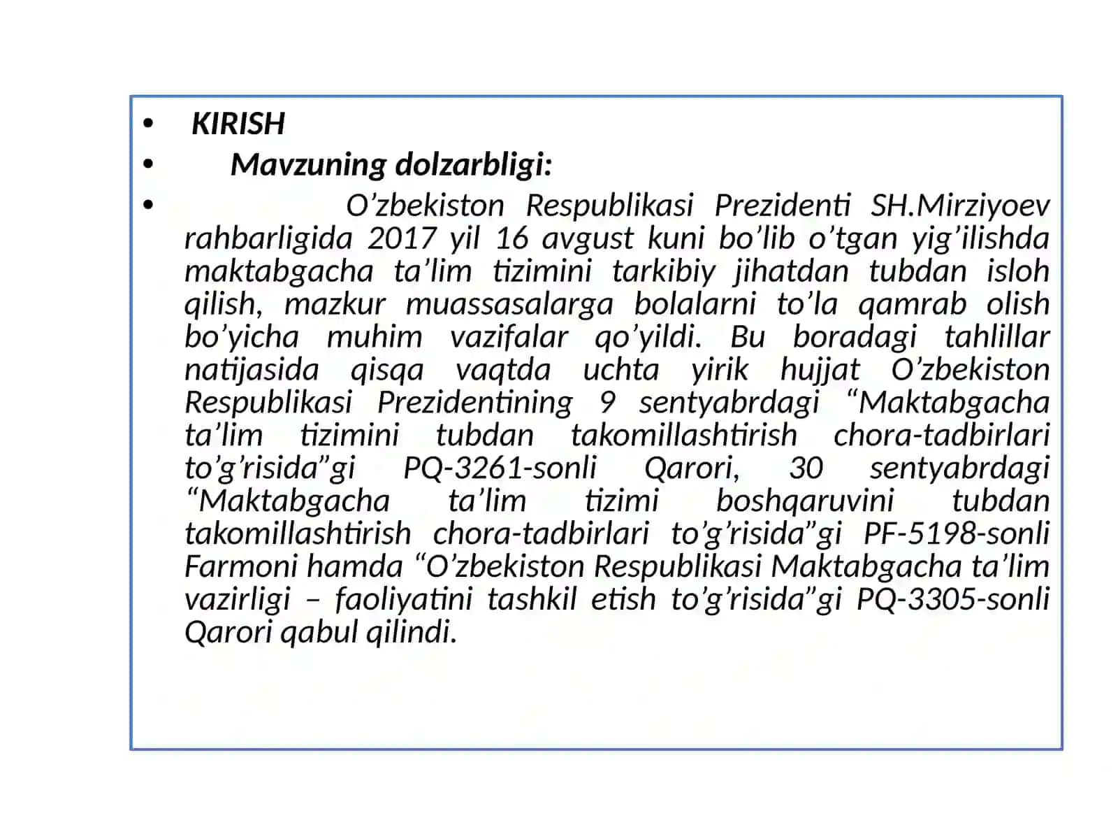 Amaliyotchi psixolog kursi 3