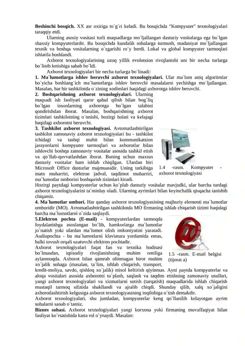 Axborot texnologiyalari 3