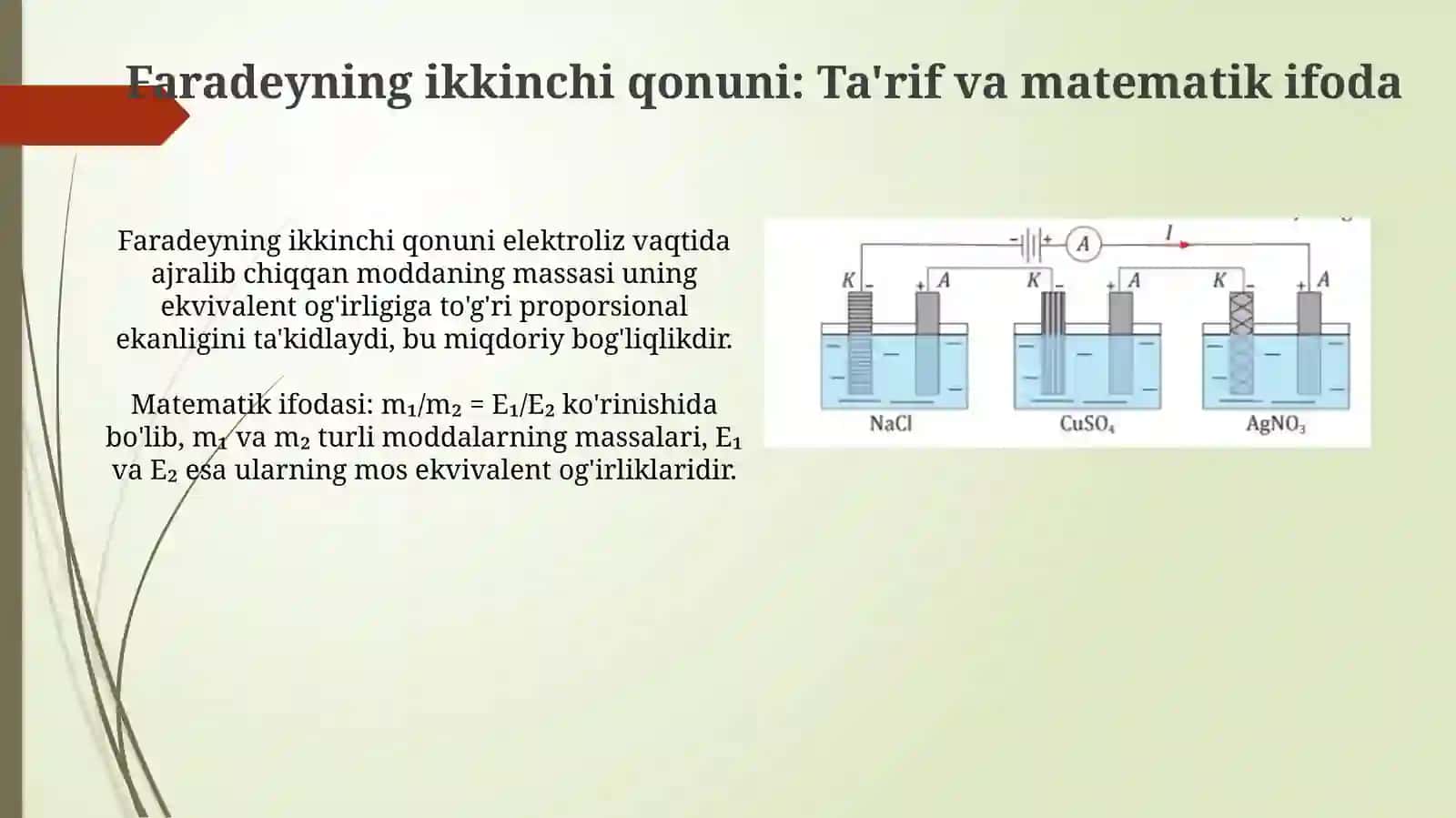 Faradeyning ikkinchi qonuni 3