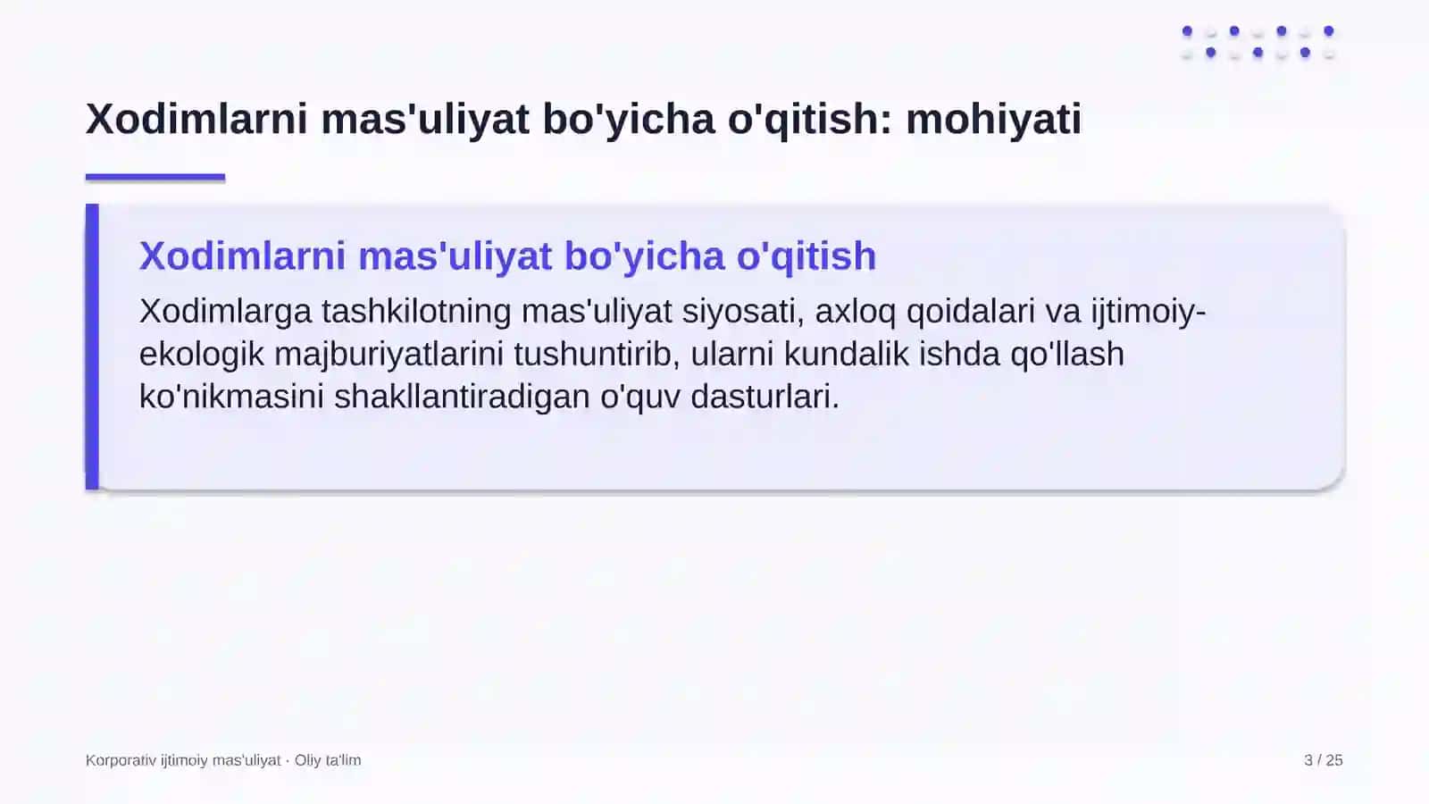 dehqon xo'jaliklarida xodimlarni ijtimoiy mas'uliyat bo'yicha o'qitish 3739 3