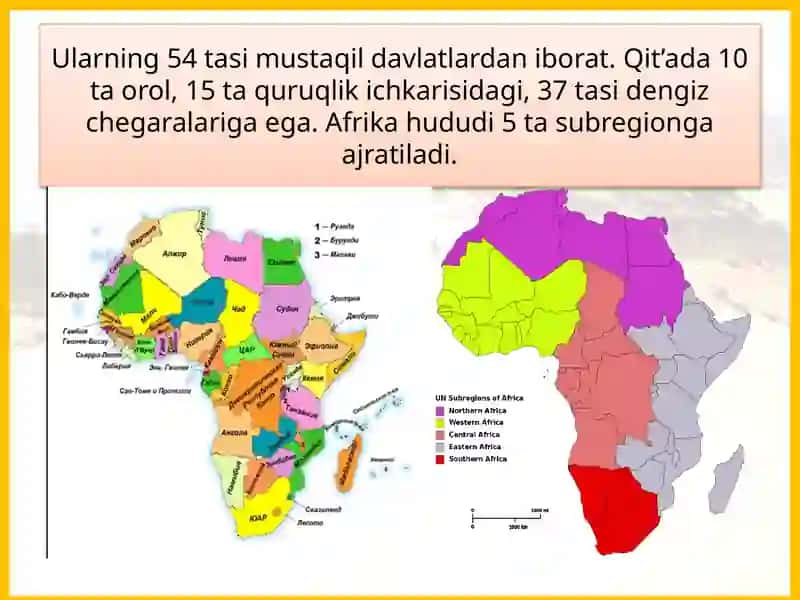 AFRIKA SUBREGIONLARI 3