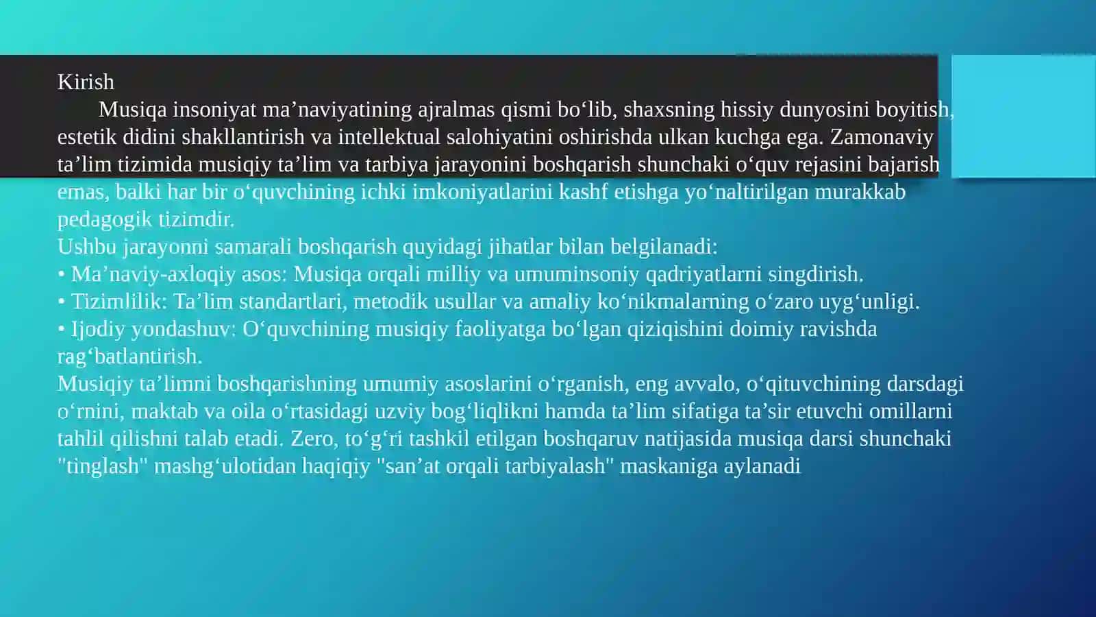 Musiqa ta'limi va tarbiyasi 3