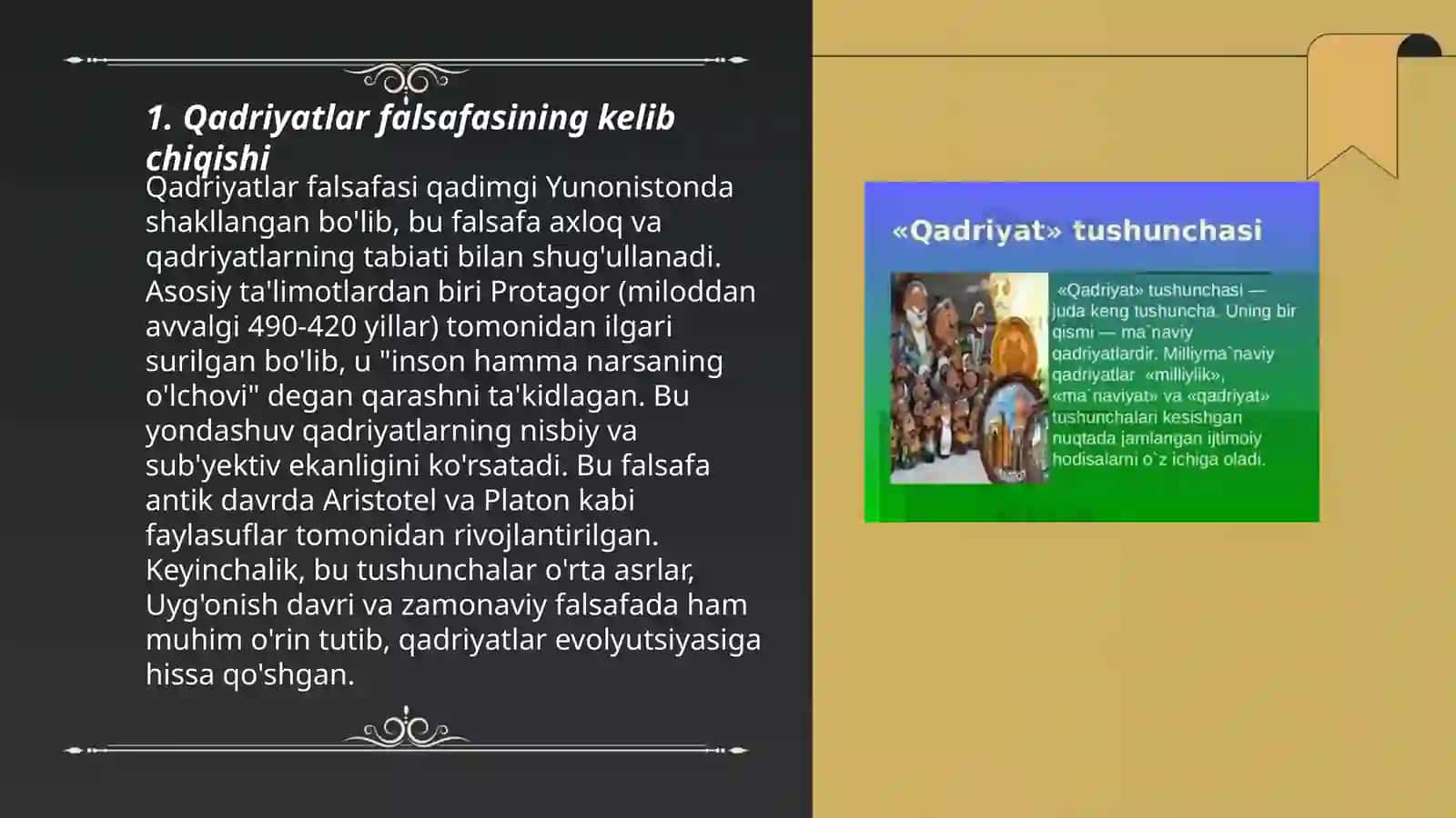 Qadriyatlar falsafasi 3
