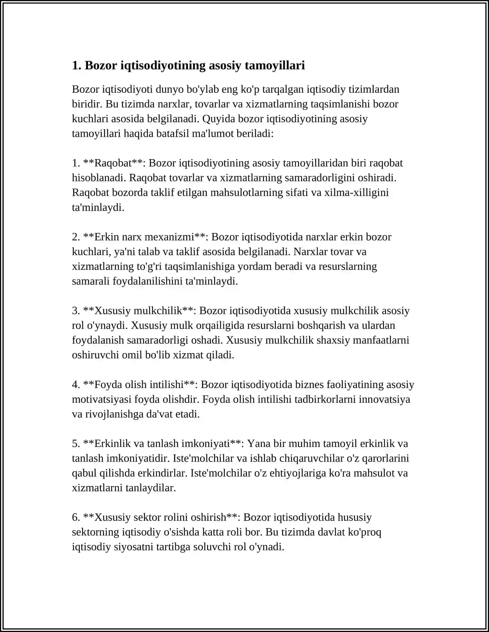 BOZOR IQTISODIYOTI 3
