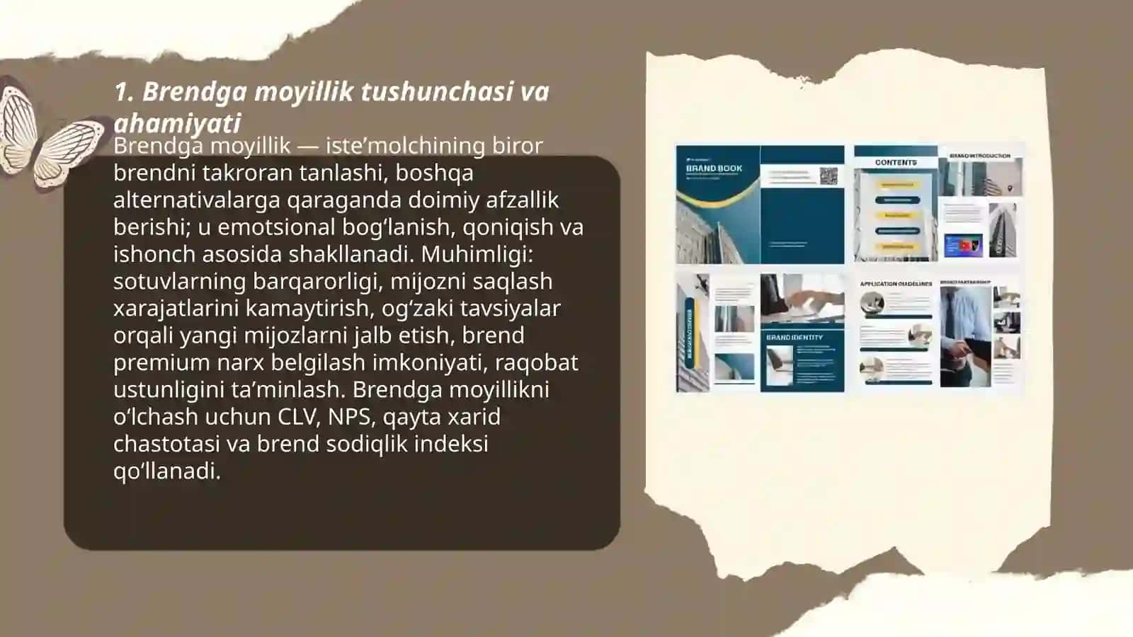 Brendga moyillik va uni boshqarish 3