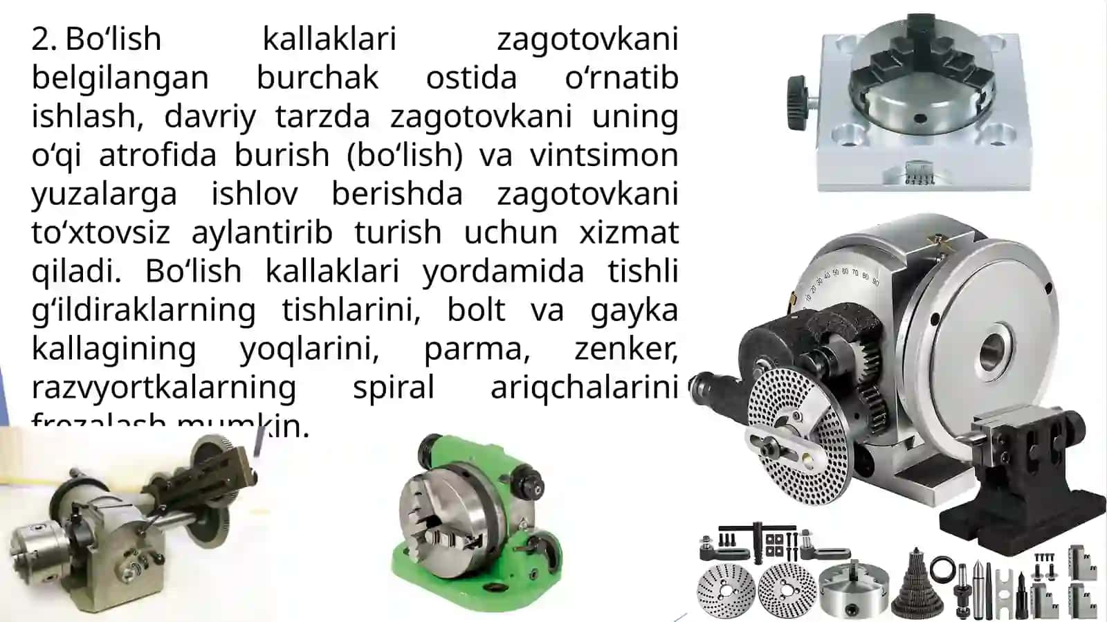 Frezalash dastgohlari struktursi va kinematikasi 3