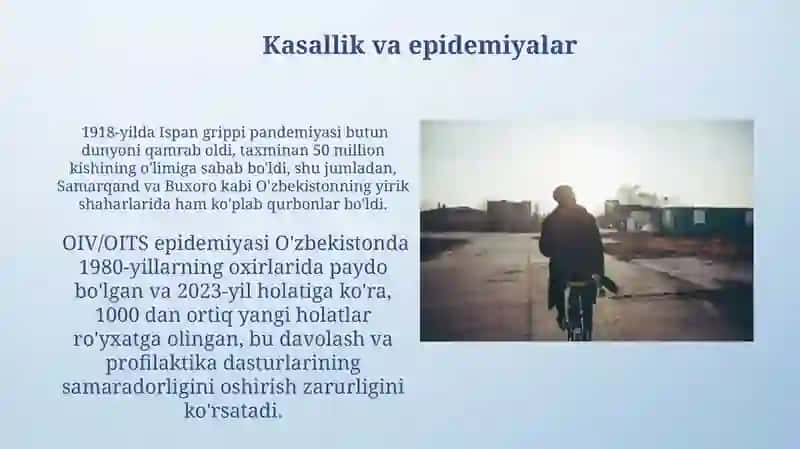 Kasallik va epidemiyalar 3
