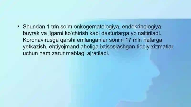 Tibbiyot sohasidagi islohatlar 3