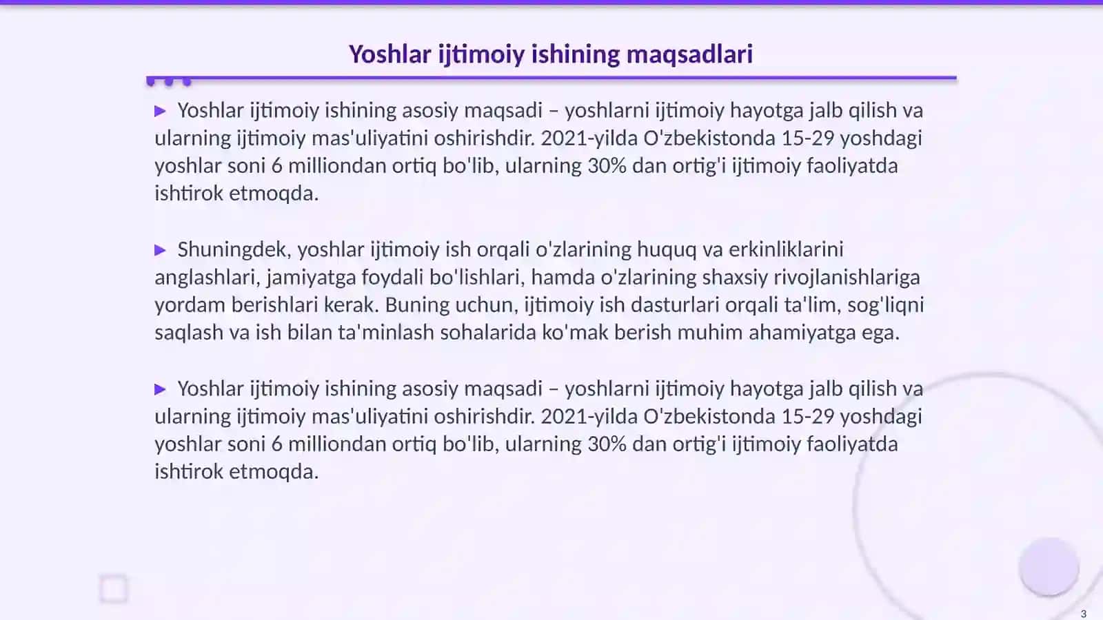 Yoshlar bilan ijtimoiy ish 3