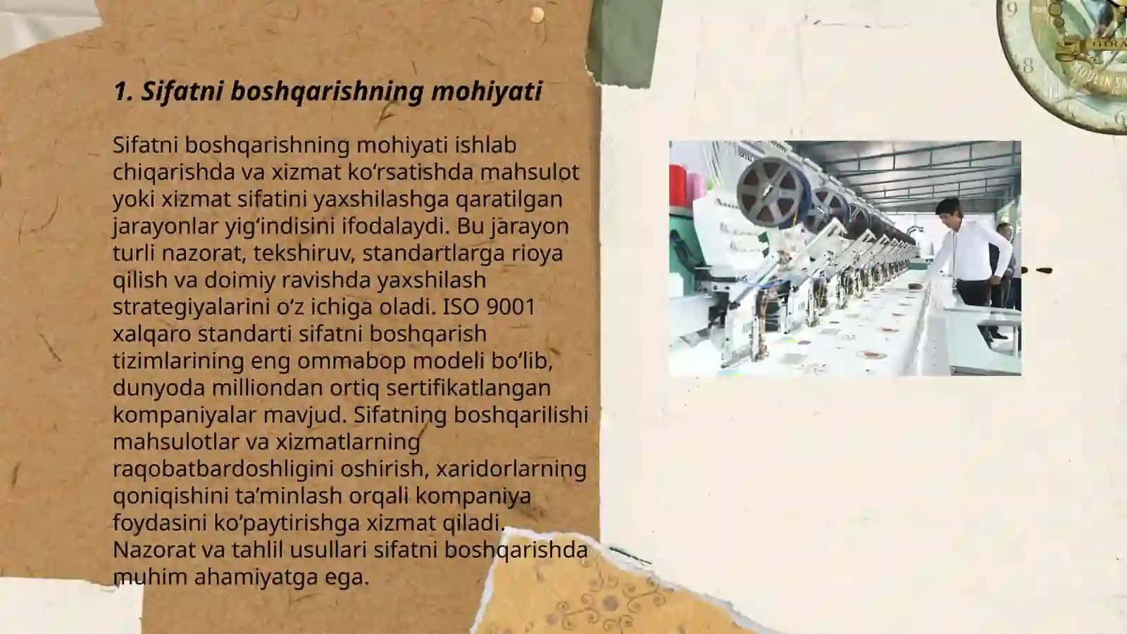 Sifatni boshqarishning mohiyati 3