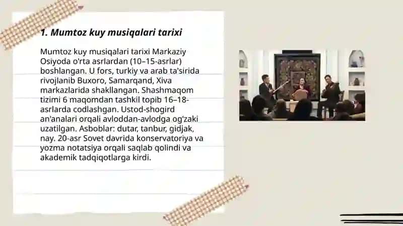 Mumtoz kuy musiqalari 3