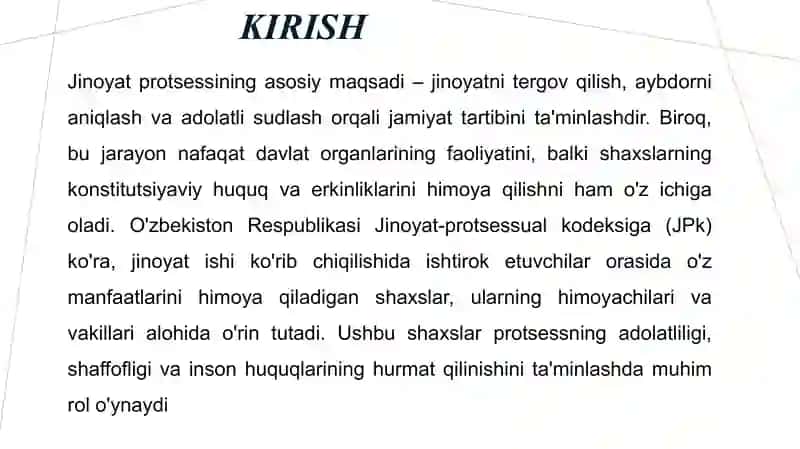 Jinoyatprotsessi 3