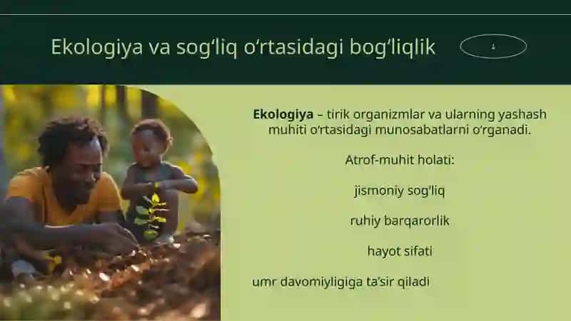 Ekologiya va sog'liqo'rtasidagi bog'liqlik 3