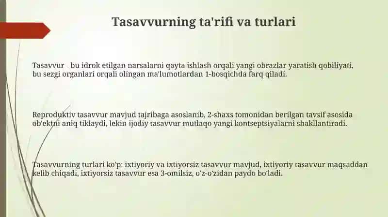Xayol turlari toʻgʻrisida umumiy tushuncha 3