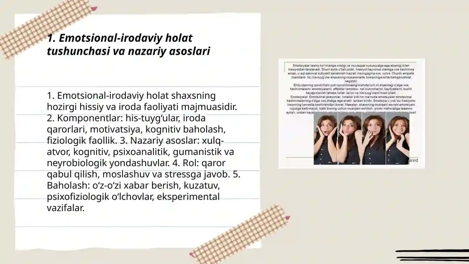 Shaxsning emotional- irodaviy holatlari 3