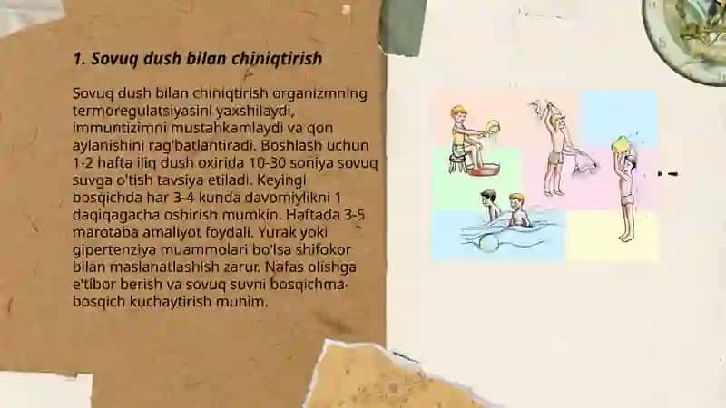 Organizmni chiniqtirish usullari 3