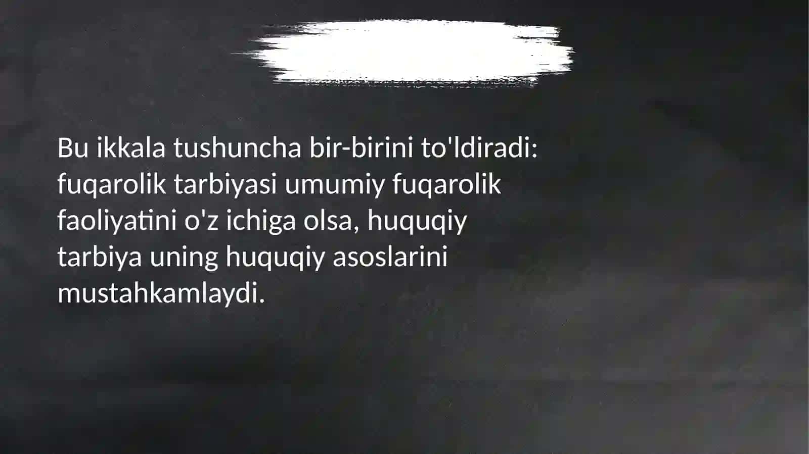 FUQOROLIK TARBIYASI VA HUQUQIY TARBIYA 3