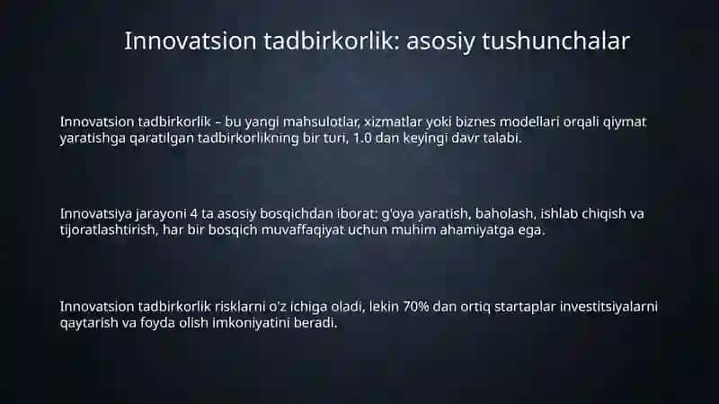 Innovatsion tadbirkorlik 3