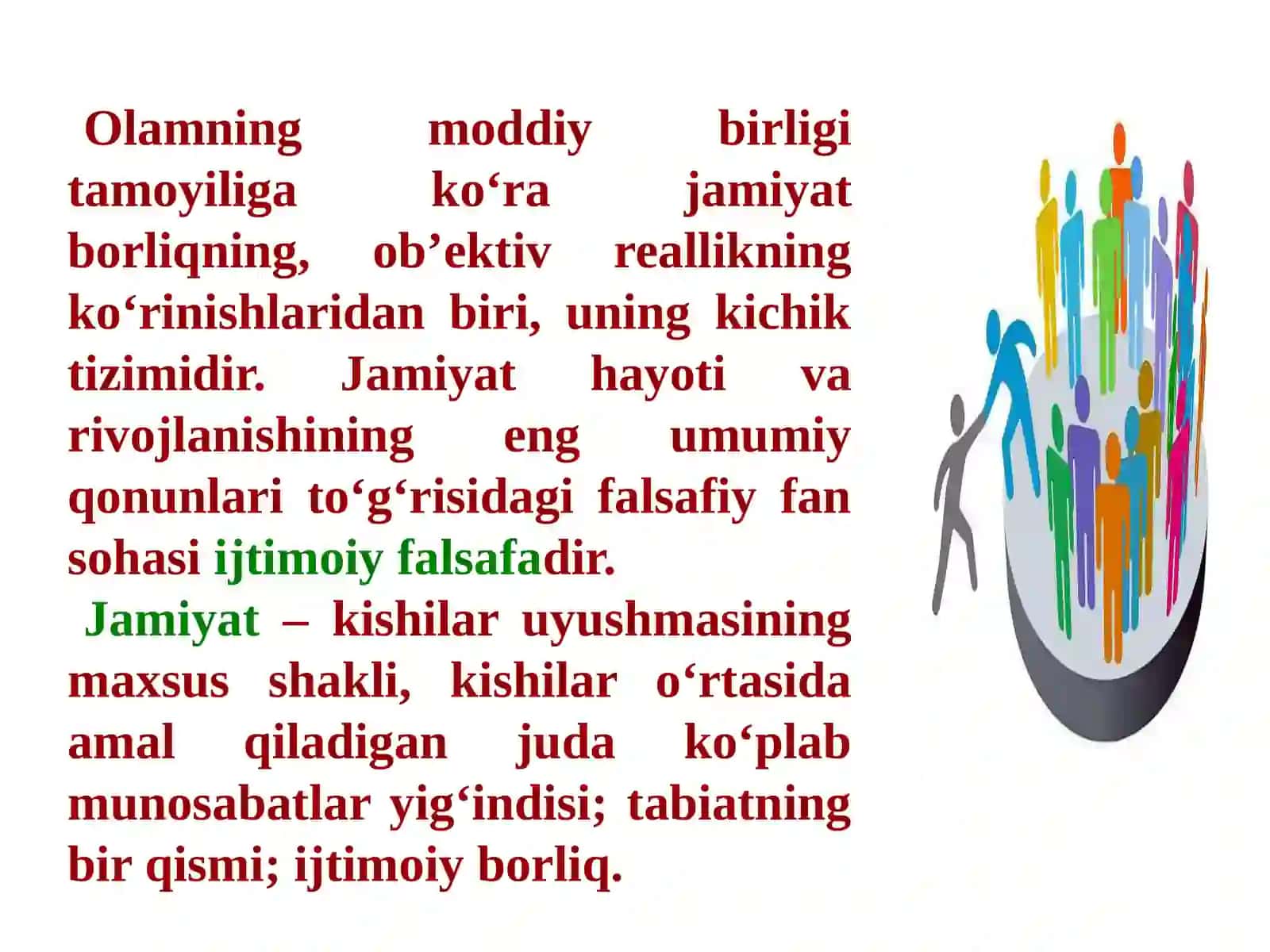 Jamiyat falsafasi va insonborlig'i 3