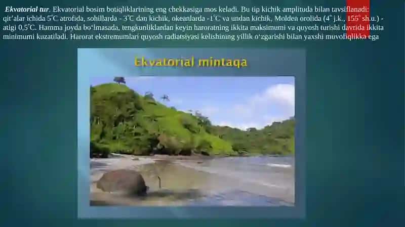 Iqlim mintaqalari va o'lkalari 3