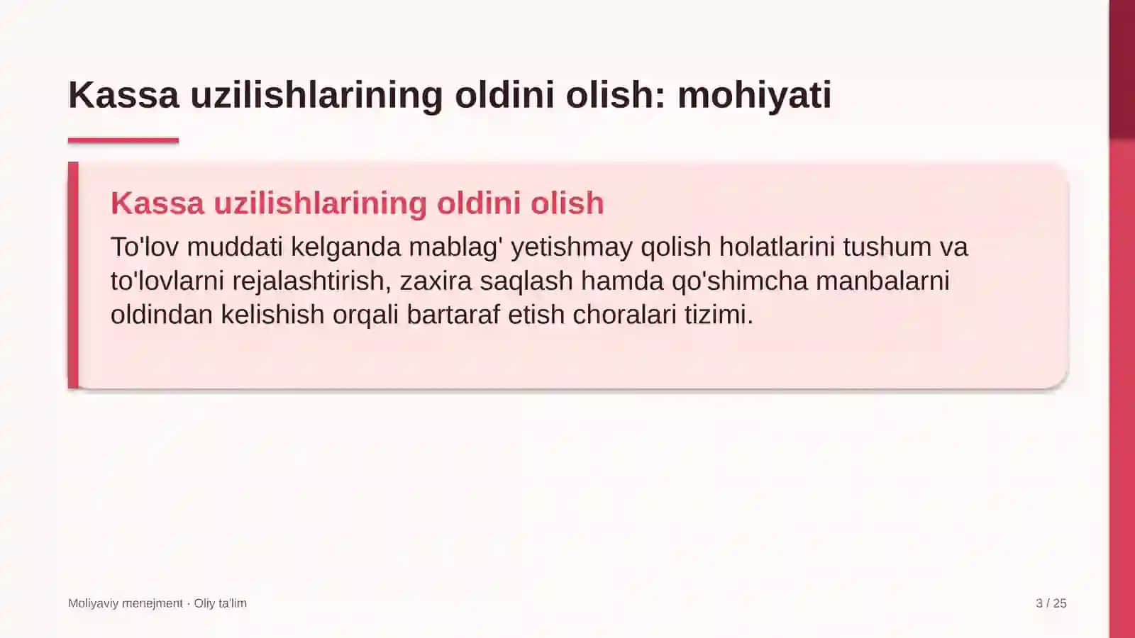 Kadrlar agentliklarida kassa uzilishlarining oldini olish 3
