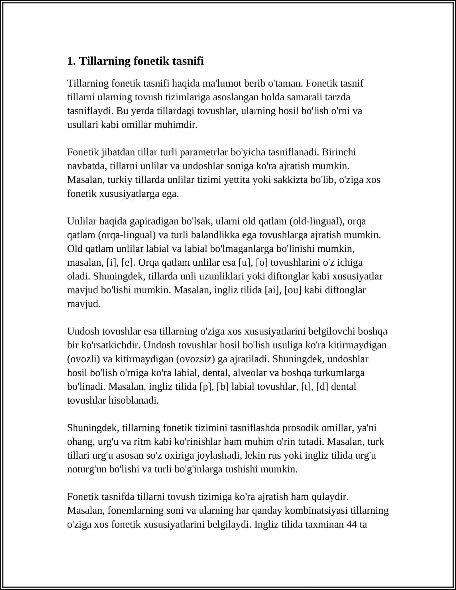 Tillarning Funktsional Tasnifi 3