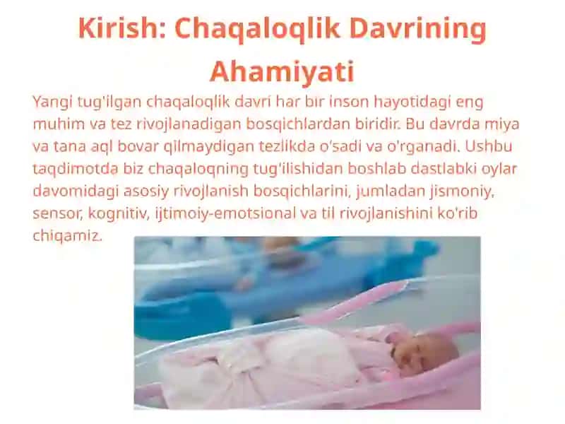 Chaqaloqlar rivojlanishi 3