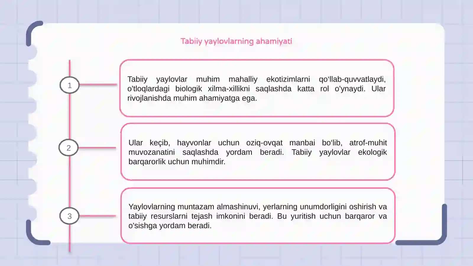 Tabiiy yaylovlar almashinuvi 3