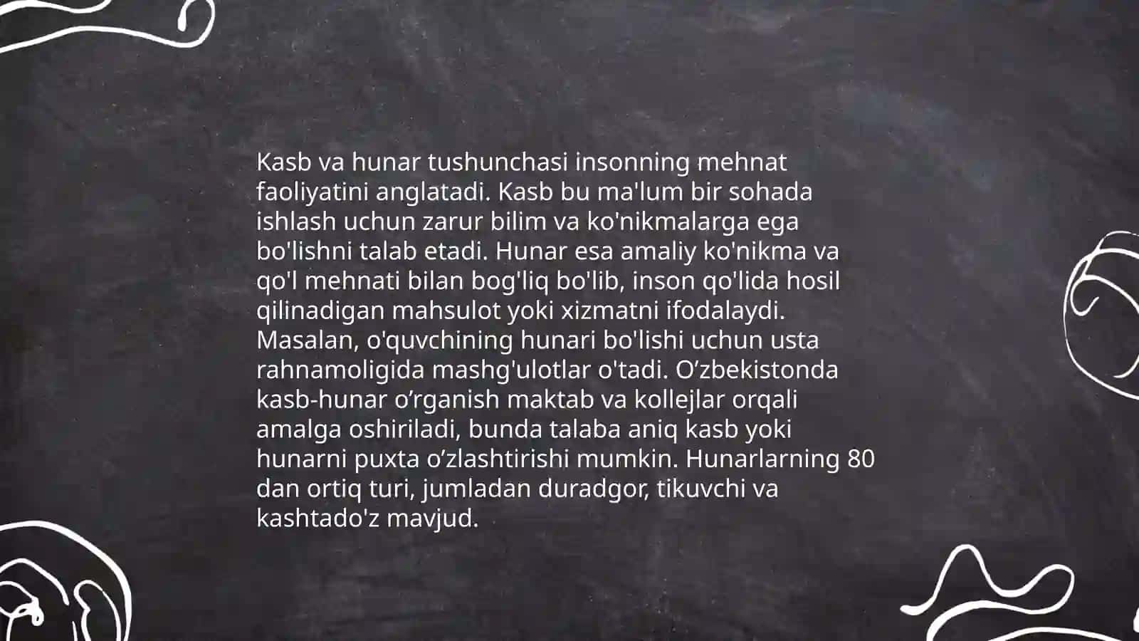 Kasb hunarga bolgan muhabbat 3