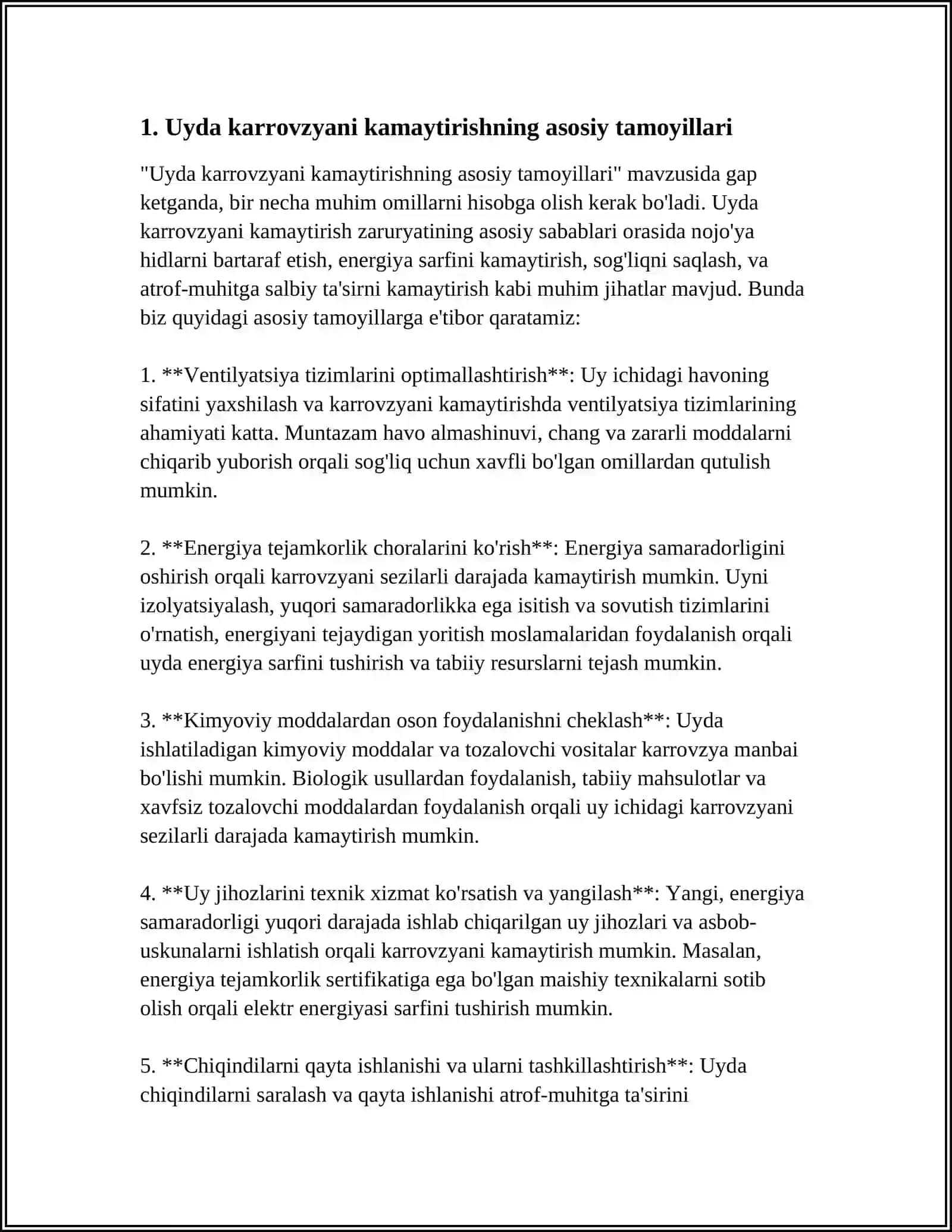 UYDA KARROVZYANI KAMAYTIRISH USULLARI 3