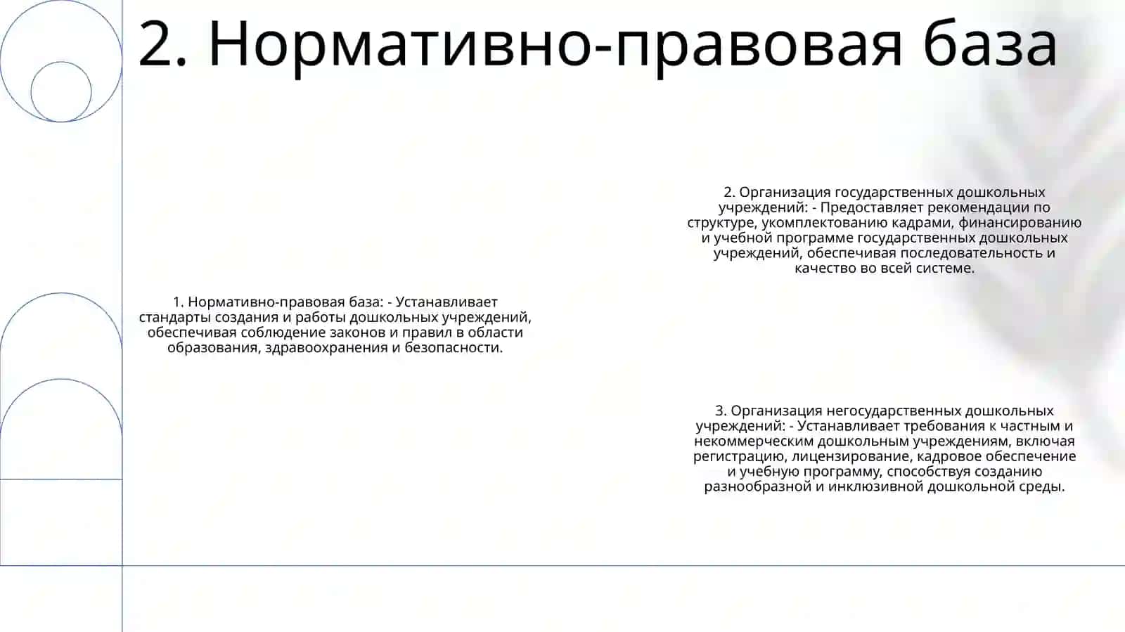 Организация Государственных И Негосударственных Дошкольных Образовательных Организаций 3