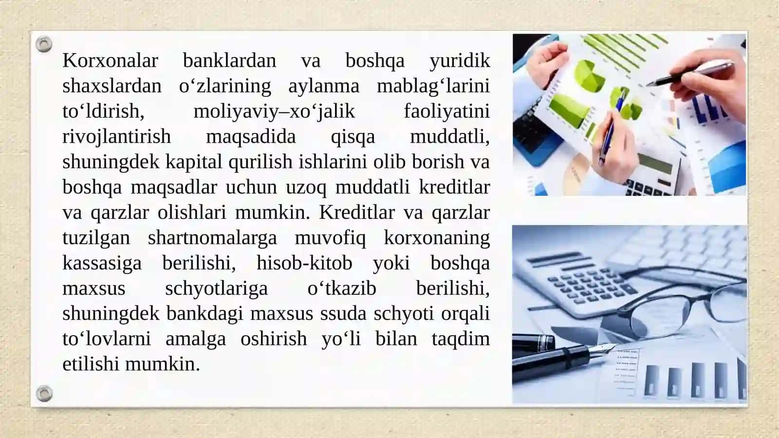 Turlikreditorlik qarzlarning hisobi 3