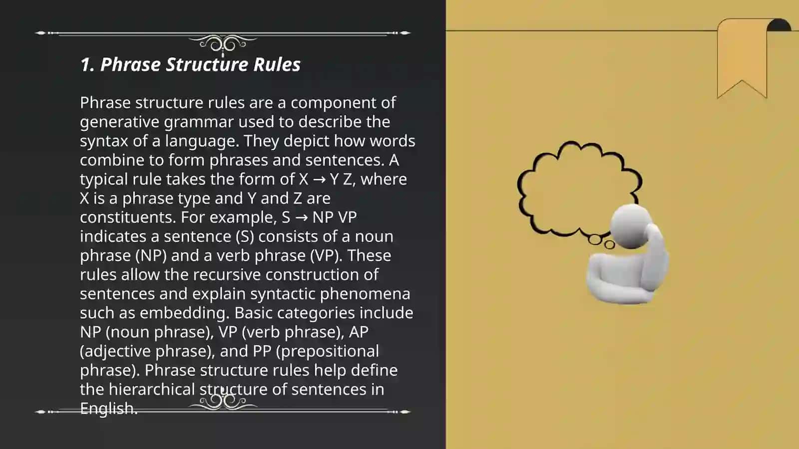 Phrase Structure Rules 3