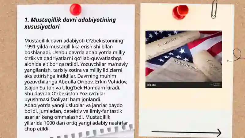 Mustaqillik davri adabiyoti 3