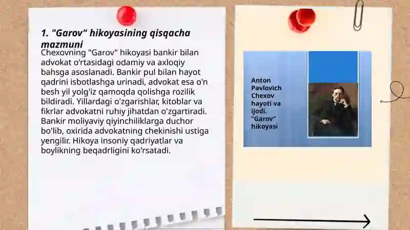 Chexovni Garov asari 3