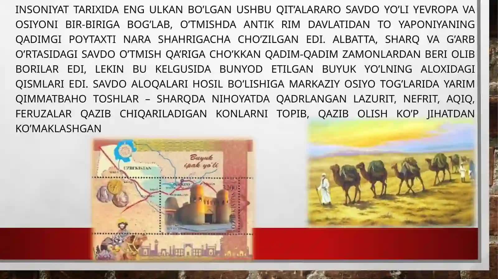 Buyuk ipak yo’li bo’ylab sayohat 3