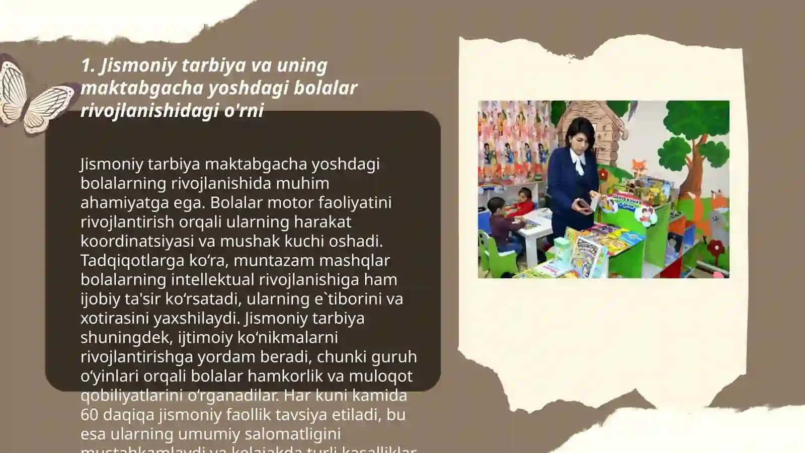 Maktabgacha yoshdagi bolalar jismoniy tarbiyasining oʻziga xos xususiyatlari 3