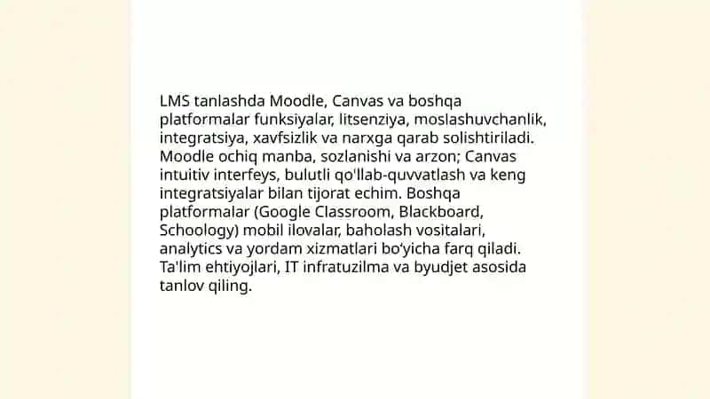 LMS bòyicha krossvord tayyorlash 3