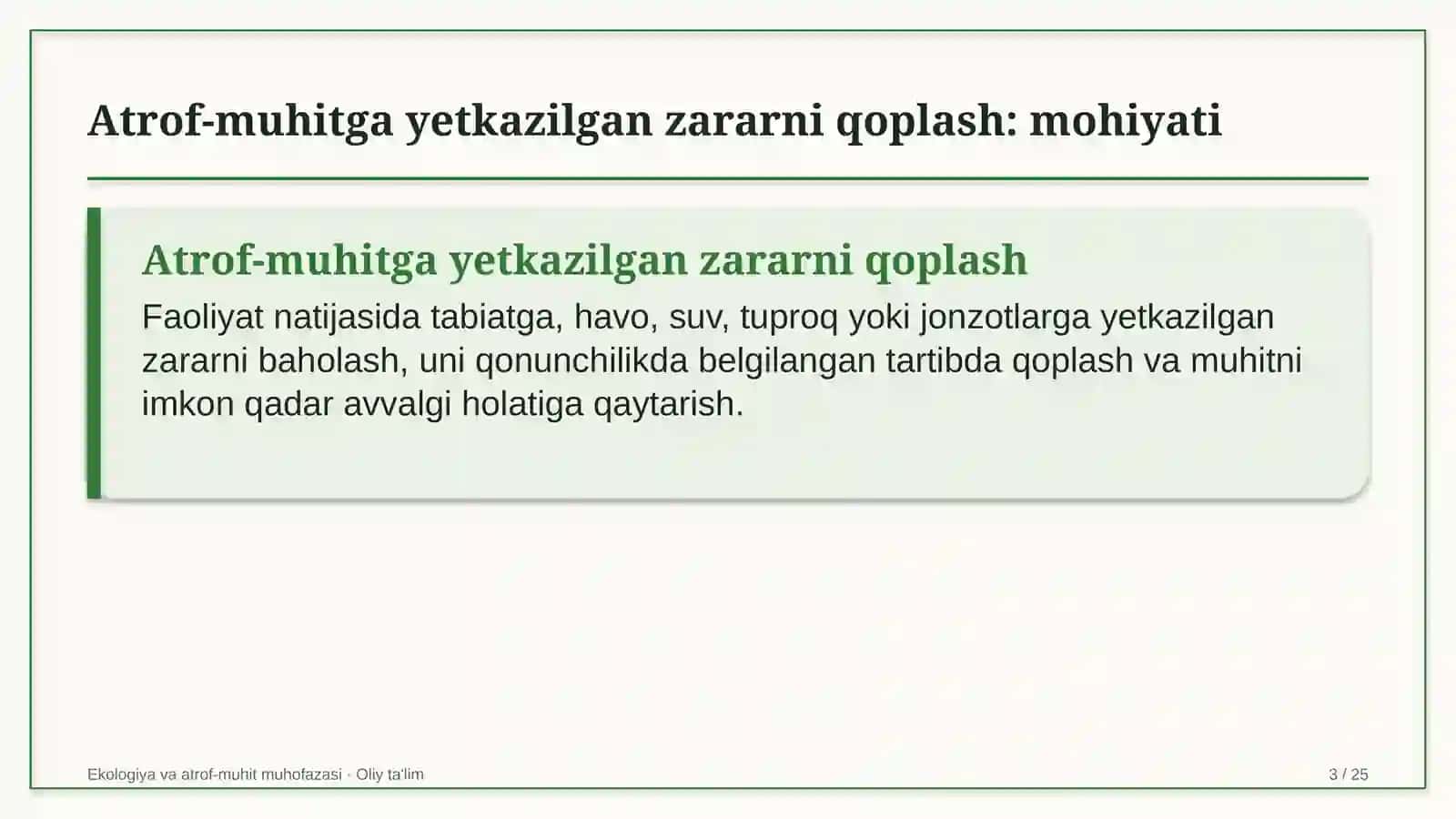 Lak-bo'yoq sanoatida atrof-muhitga yetkazilgan zararni qoplash 3