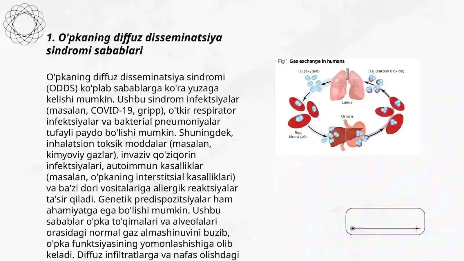 O'pkaning diffuz disseminatsiya sindromi 3