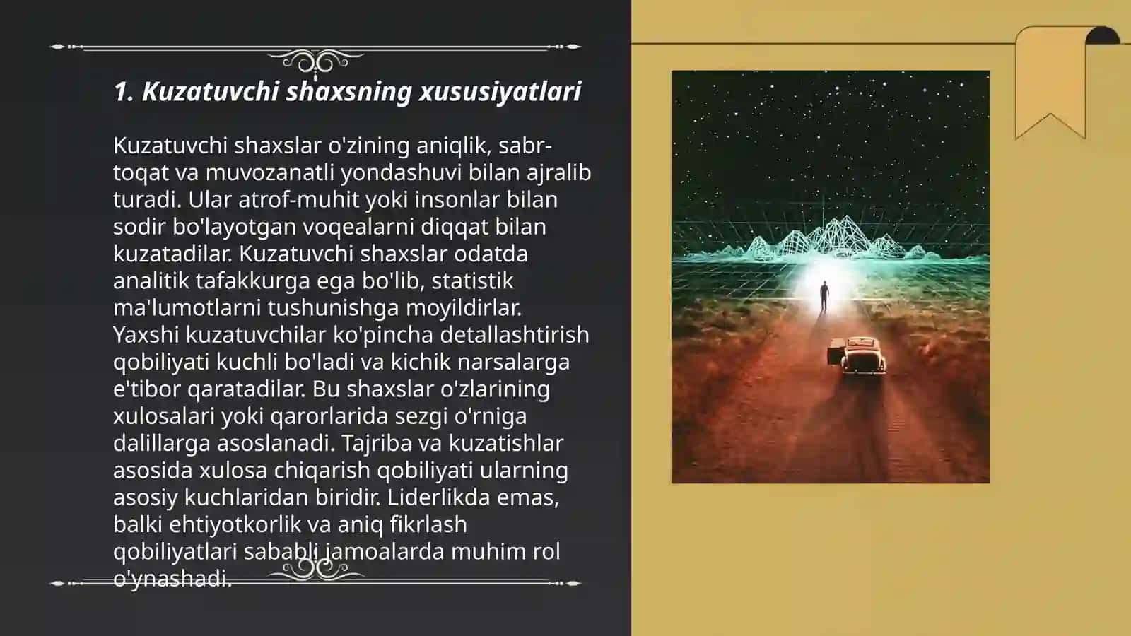 Kuzatuvchi shaxs va uning madaniyati 3