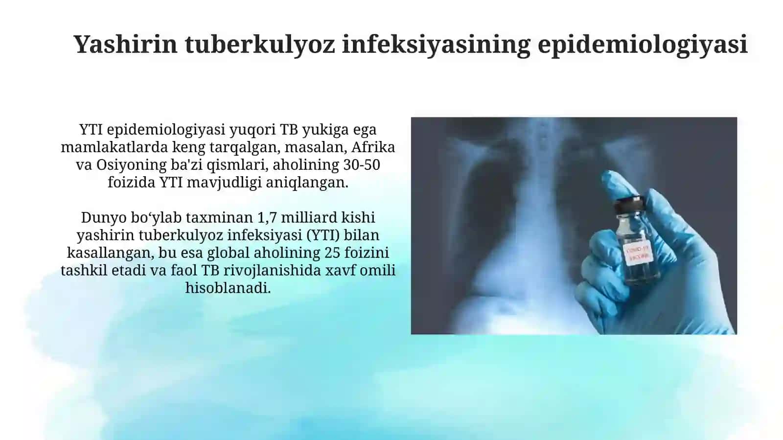 Latent tuberkulyoz infeksiyasi va uni davolash 3