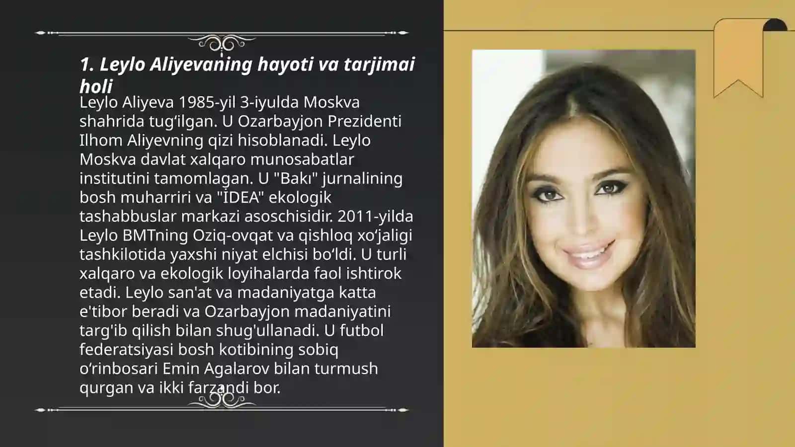 Leylo Aliyevaning hayoti va tarjimai holi 3