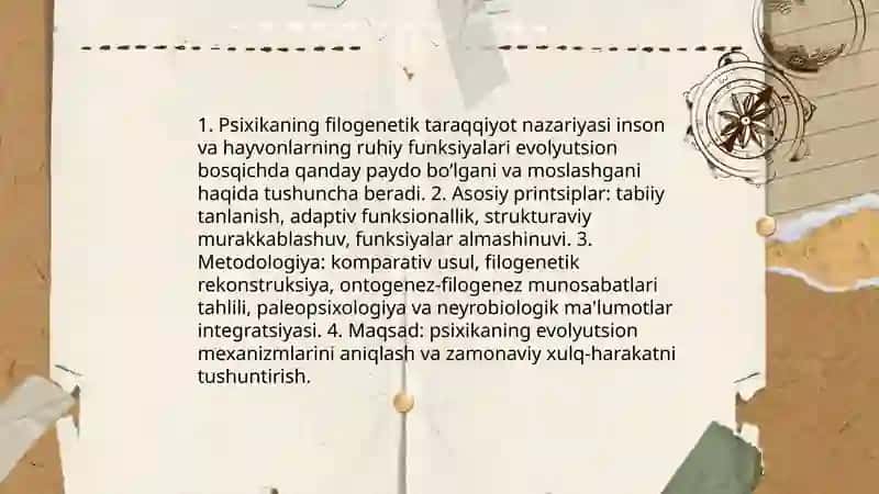 Psixikaning filogenetik taraqqiyoti 3