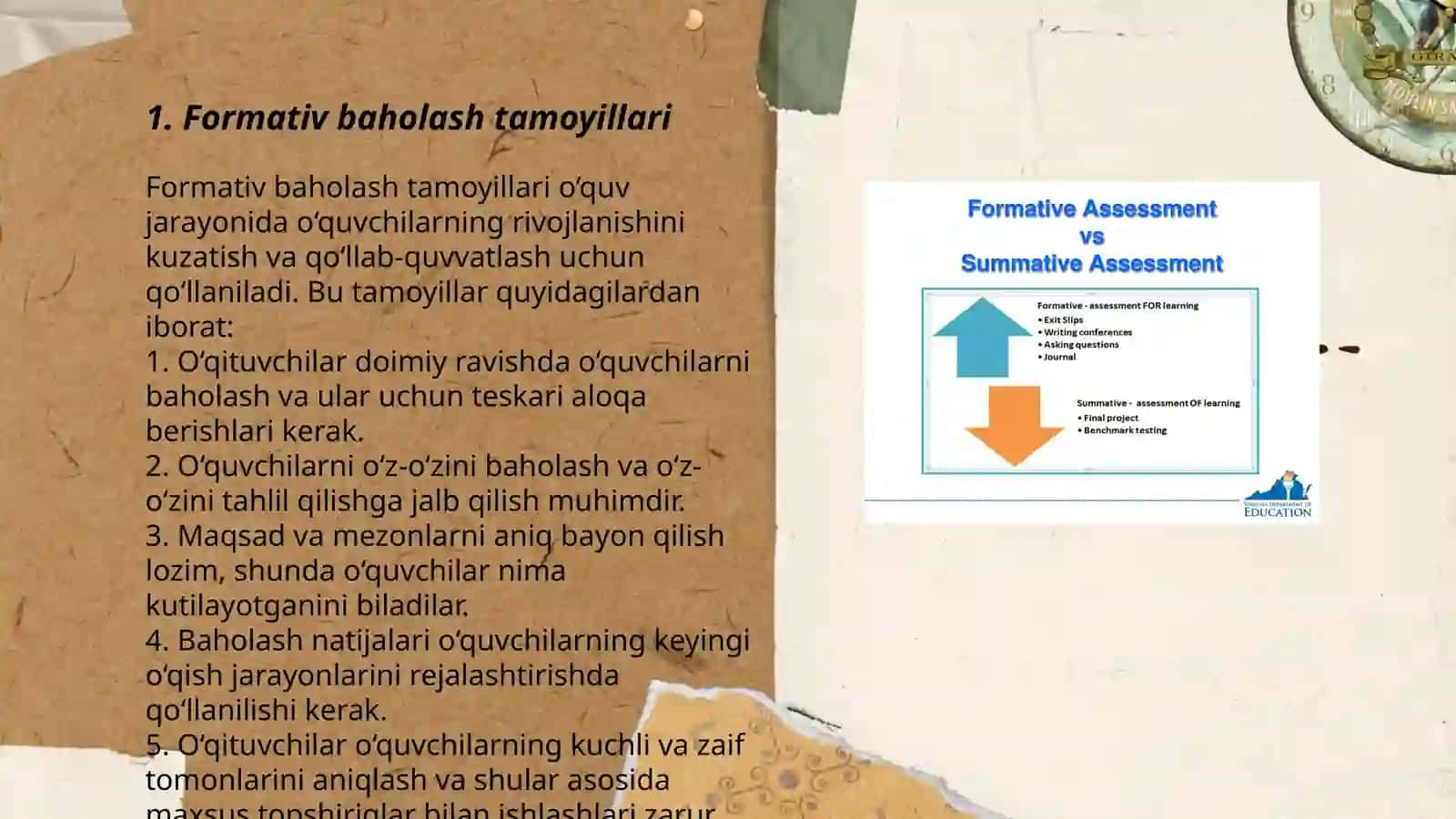 Formativ baholash tamoyillari 3