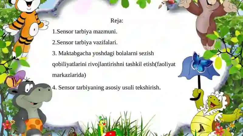 MAKTABGACHA YOSHDAGI BOLALARNINGSENSOR TARBIYASI 3