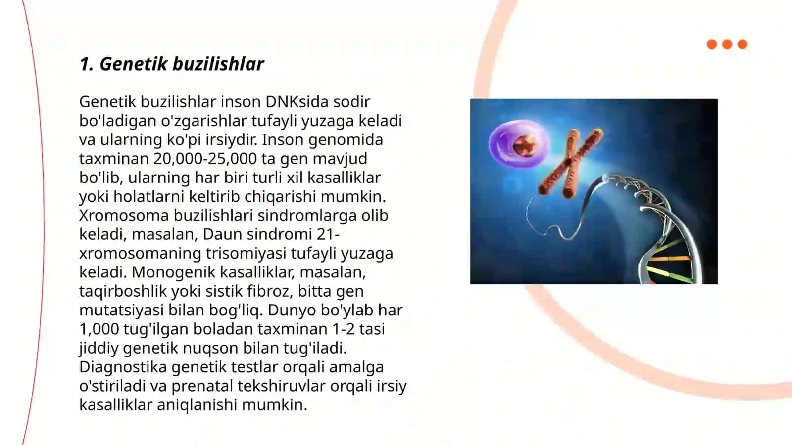 Genetik buzilishlar 3